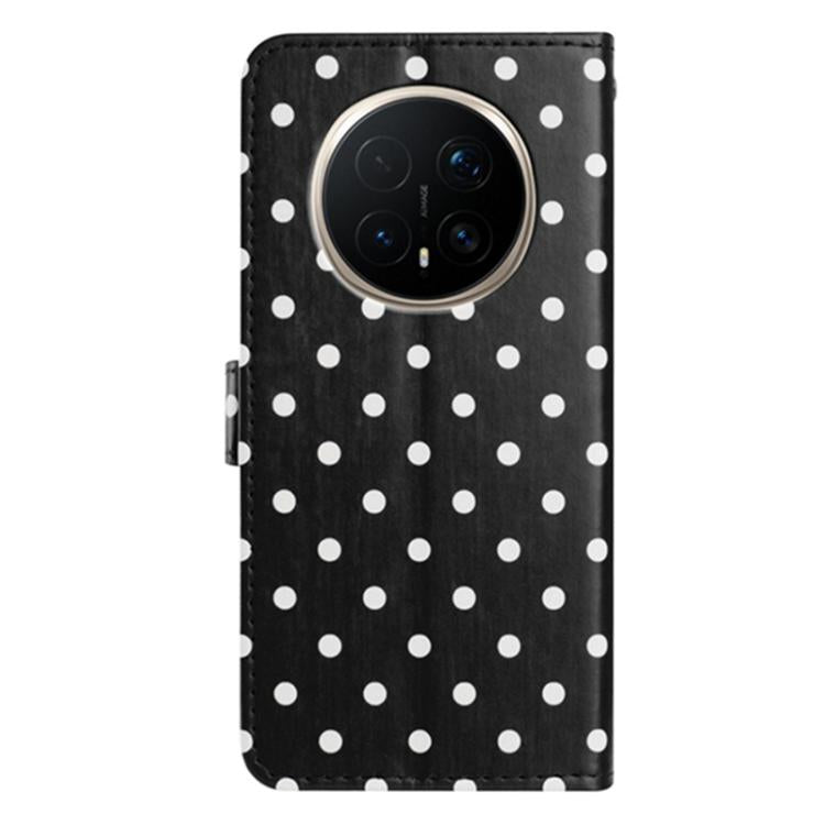 For Honor Magic8 Pro Small Dots Pattern Vegan Leather Phone Case