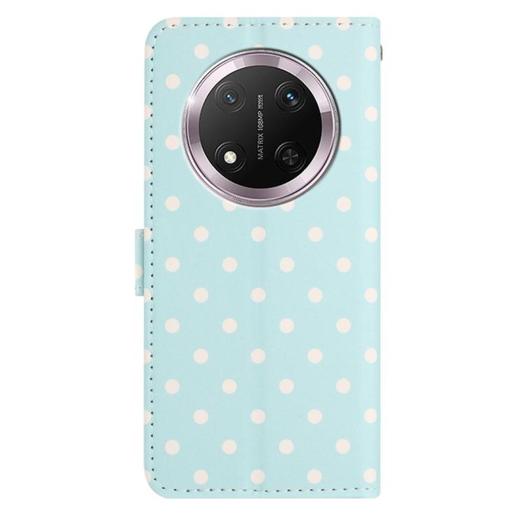 For Honor X9c Small Dots Pattern Vegan Leather Phone Case