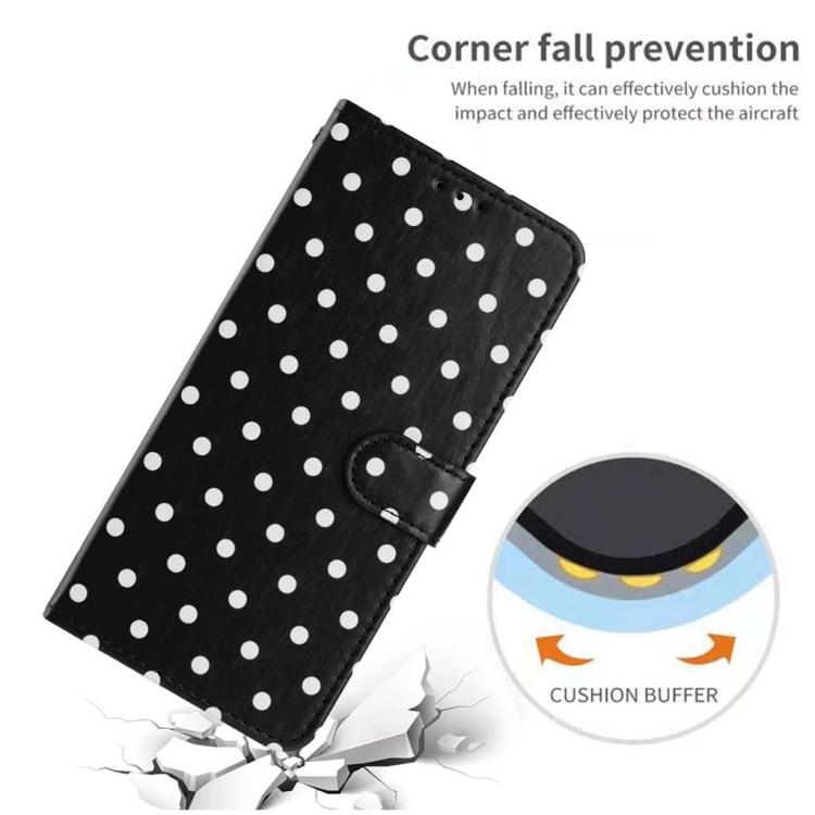 For Honor X9d 5G Small Dots Pattern Vegan Leather Phone Case