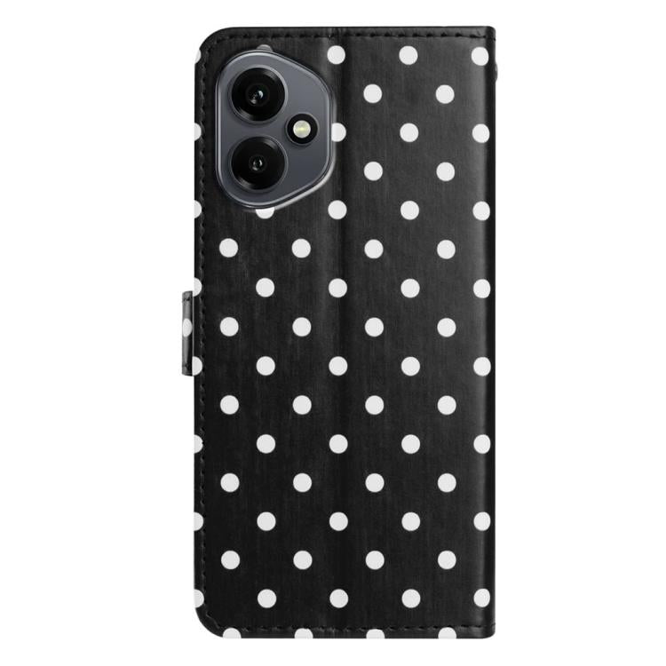 For Honor 400 Global 156.5mm Small Dots Pattern Vegan Leather Phone Case