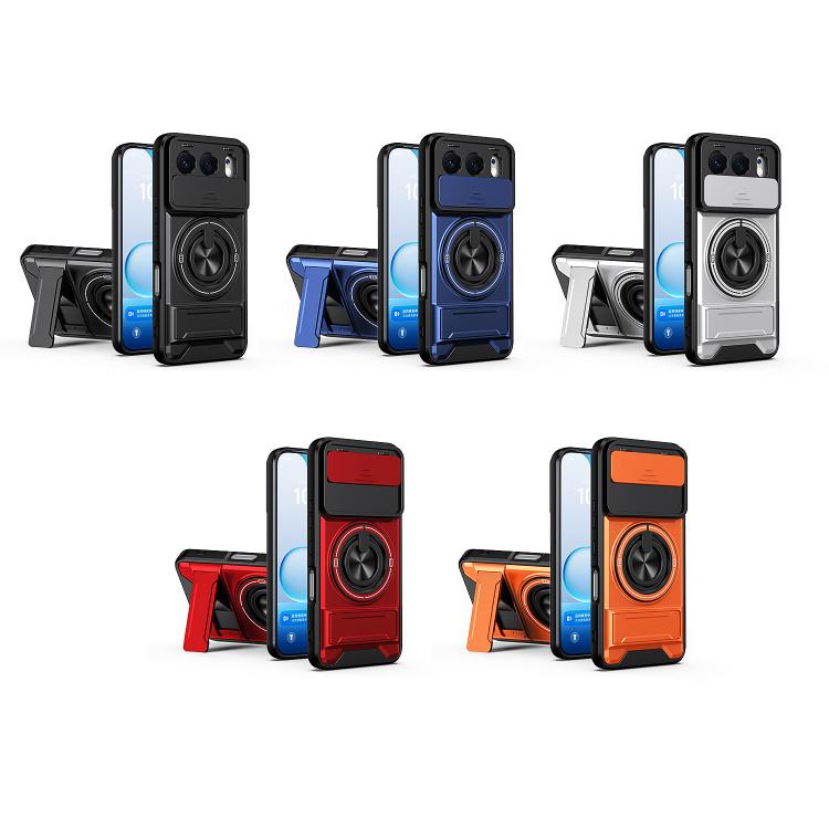 For Honor 500 5G Global 155.8mm Lens Sliding Window Multifunctional Magnetic Shockproof Phone Case