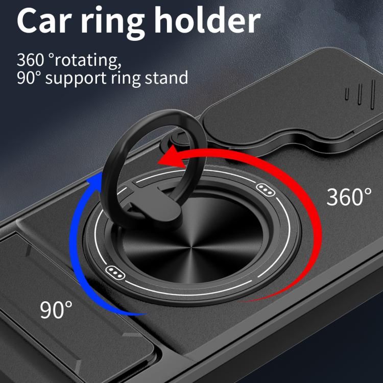 For Samsung Galaxy S26+ 5G Lens Sliding Window Multifunctional Magnetic Shockproof Phone Case