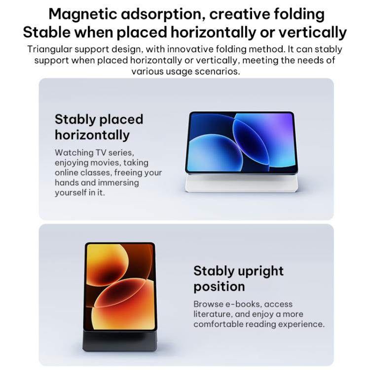 For Xiaomi Pad 8 / 8 Pro Original Xiaomi Magnetic Double-sided Protective Case Smart Vegan Leather Tablet Case