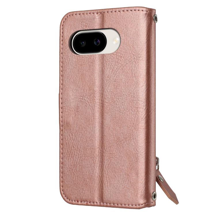 For Google Pixel 10a Oil Skin Zipper Wallet Leather Phone Case