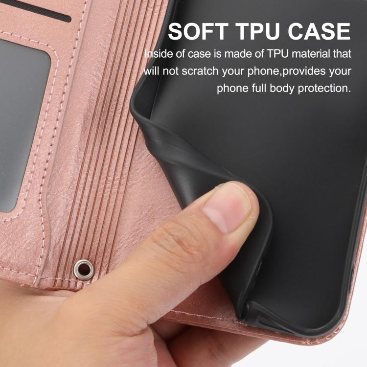 For Google Pixel 10a Oil Skin Zipper Wallet Leather Phone Case