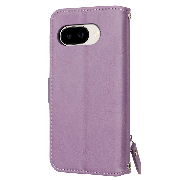 For Google Pixel 10a Oil Skin Zipper Wallet Leather Phone Case