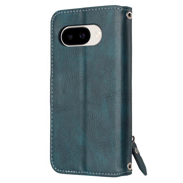 For Google Pixel 10a Oil Skin Zipper Wallet Leather Phone Case