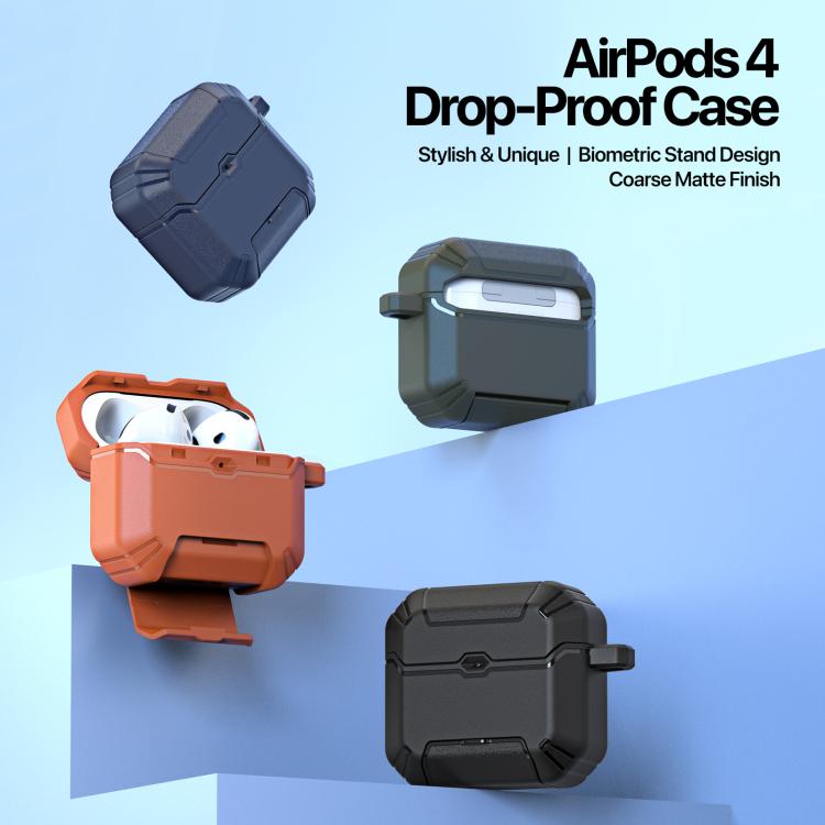 For AirPods 4 DUX DUCIS PECS Series Crab-tail Design Non-slip Shockproof Earphones Case
