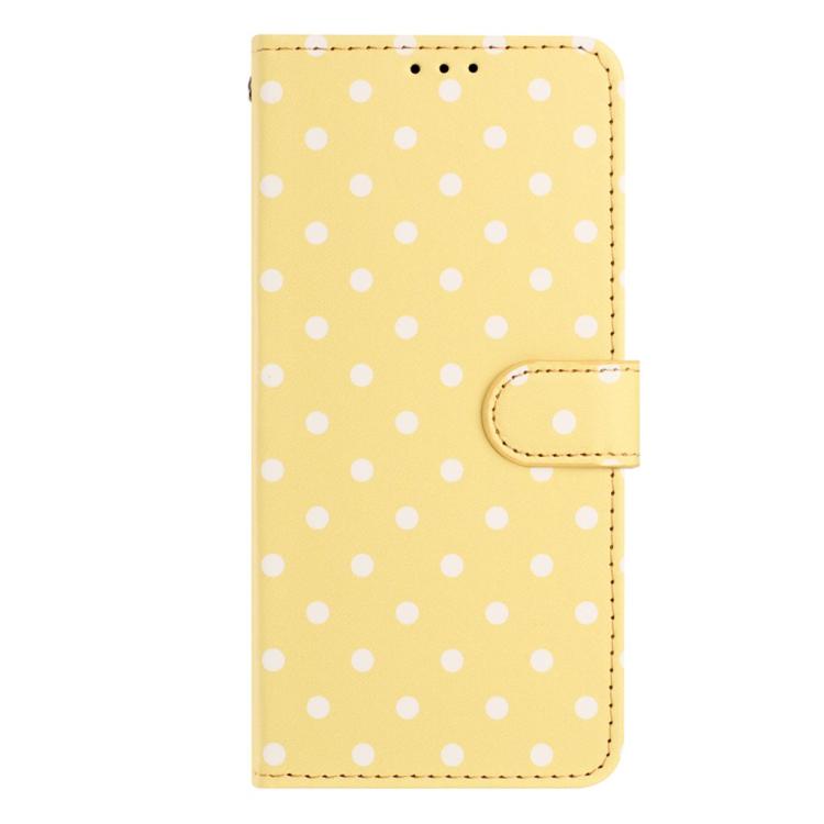 For Motorola Moto G14 Small Dots Pattern Vegan Leather Phone Case