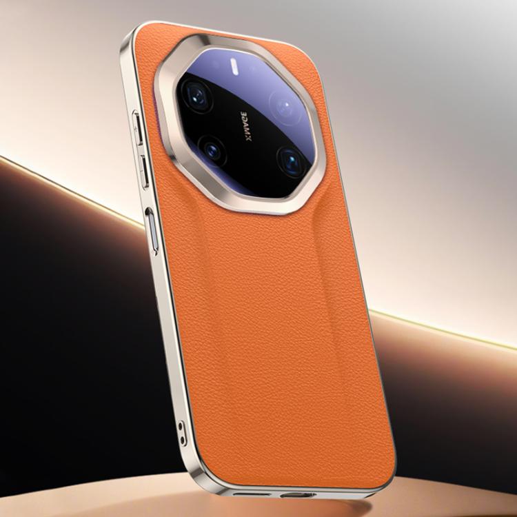 For Huawei Mate 80 RS Ultimate Skin Feel Leather Texture Cooling Phone Case