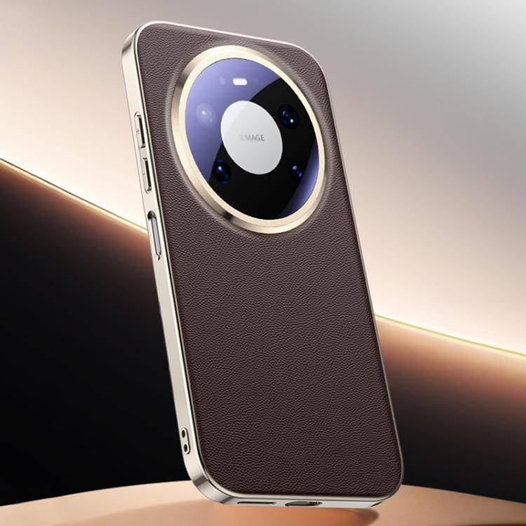 For Huawei Mate 80 Pro / 80 Skin Feel Leather Texture Cooling Phone Case