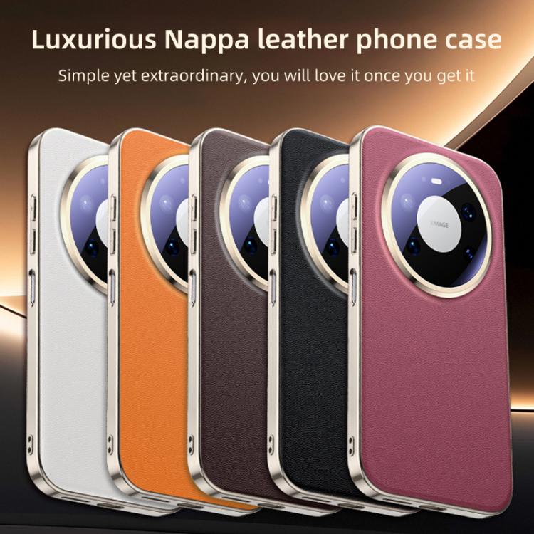 For Huawei Mate 80 RS Ultimate Skin Feel Leather Texture Cooling Phone Case