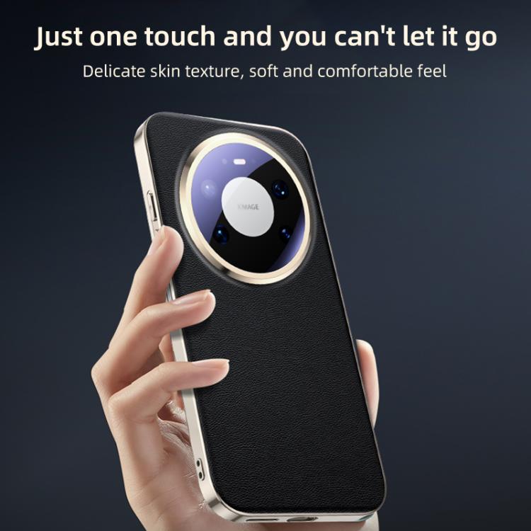 For Huawei Mate 80 RS Ultimate Skin Feel Leather Texture Cooling Phone Case