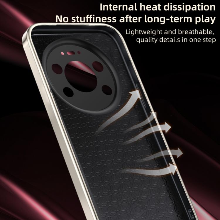 For Huawei Mate 80 RS Ultimate Skin Feel Leather Texture Cooling Phone Case