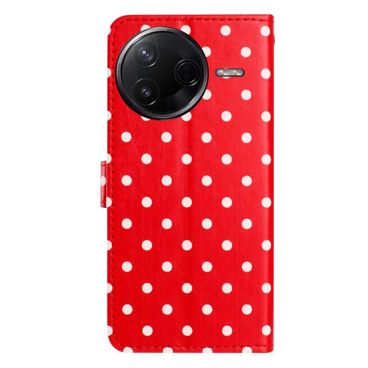 For Xiaomi Poco F7 Pro / F7 Ultra Small Dots Pattern Vegan Leather Phone Case
