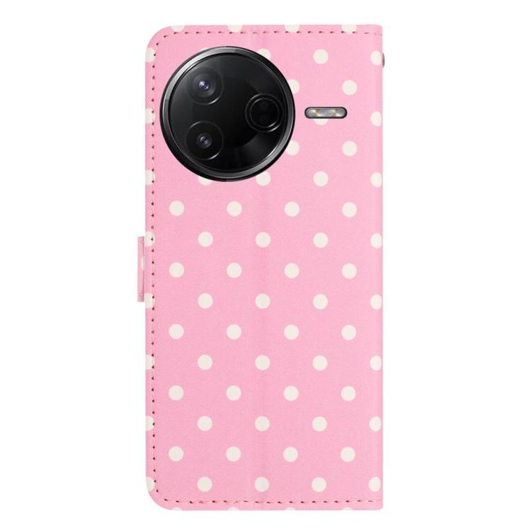 For Xiaomi Poco F7 Pro / F7 Ultra Small Dots Pattern Vegan Leather Phone Case