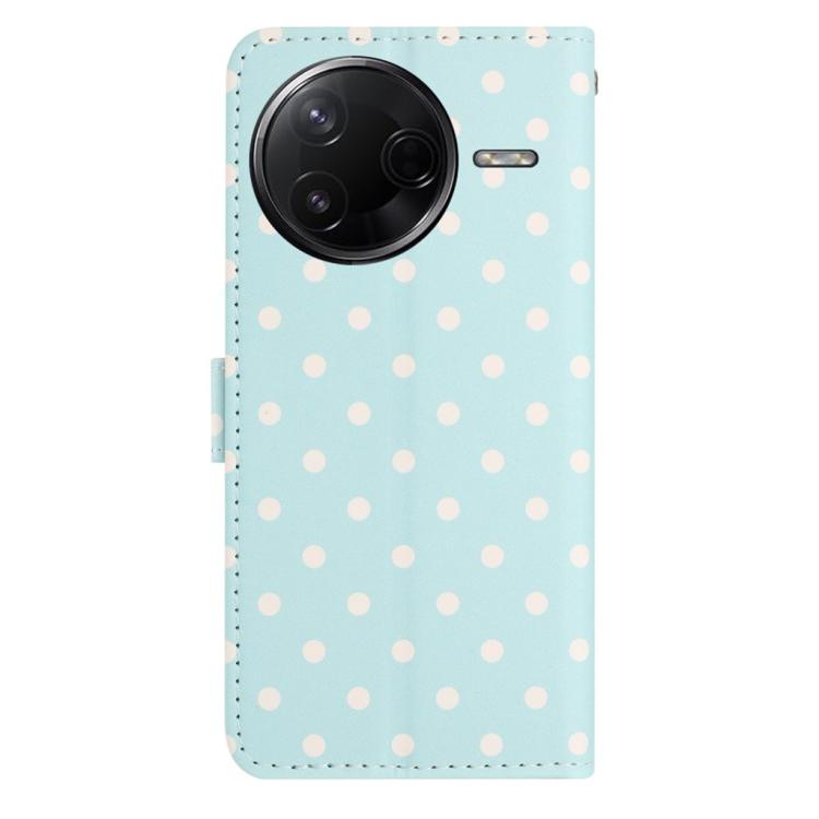 For Xiaomi Poco F7 Pro / F7 Ultra Small Dots Pattern Vegan Leather Phone Case