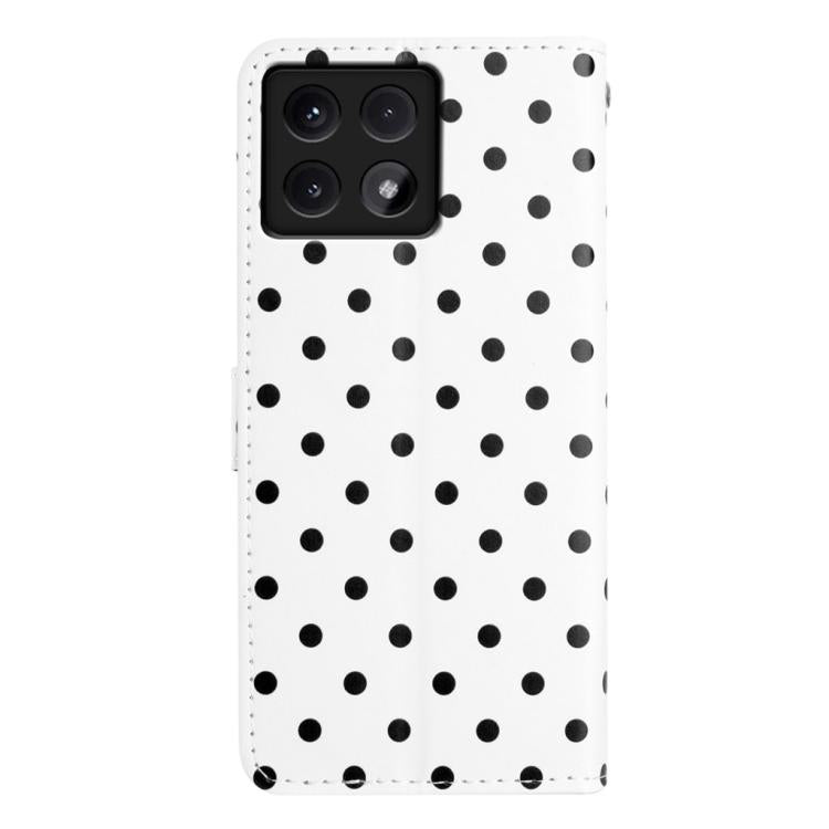 For Xiaomi 14T Small Dots Pattern Vegan Leather Phone Case