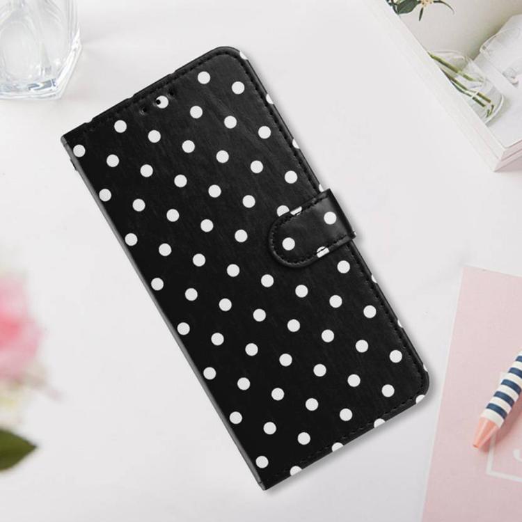 For Xiaomi 15 Pro Small Dots Pattern Vegan Leather Phone Case