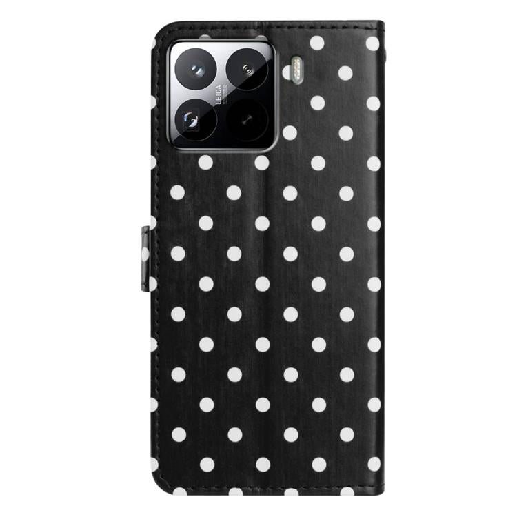 For Xiaomi 15S Pro Small Dots Pattern Vegan Leather Phone Case