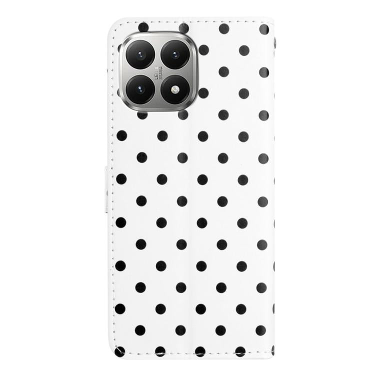 For Xiaomi 15T Small Dots Pattern Vegan Leather Phone Case
