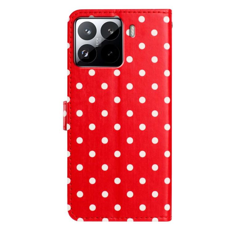 For Xiaomi 15T Pro Small Dots Pattern Vegan Leather Phone Case