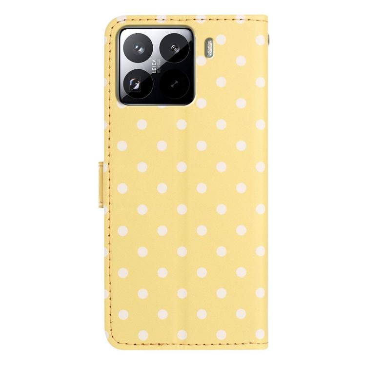 For Xiaomi 15T Pro Small Dots Pattern Vegan Leather Phone Case