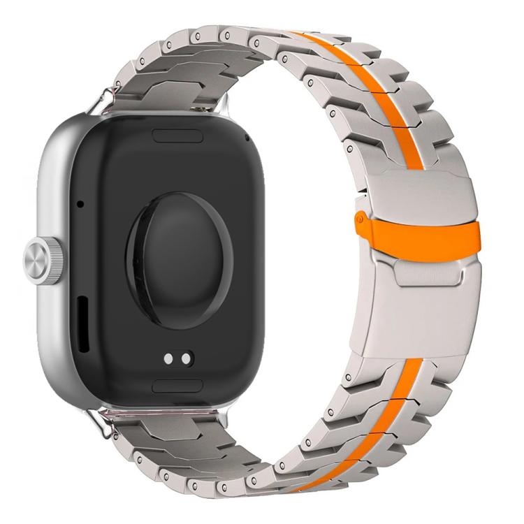 For Redmi Watch6/5/4/Xiaomi Band 9 Pro/8 Pro Split Safety Buckle Titanium Alloy Watch Band