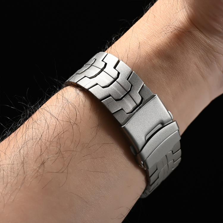 For Redmi Watch6/5/4/Xiaomi Band 9 Pro/8 Pro Split Safety Buckle Titanium Alloy Watch Band