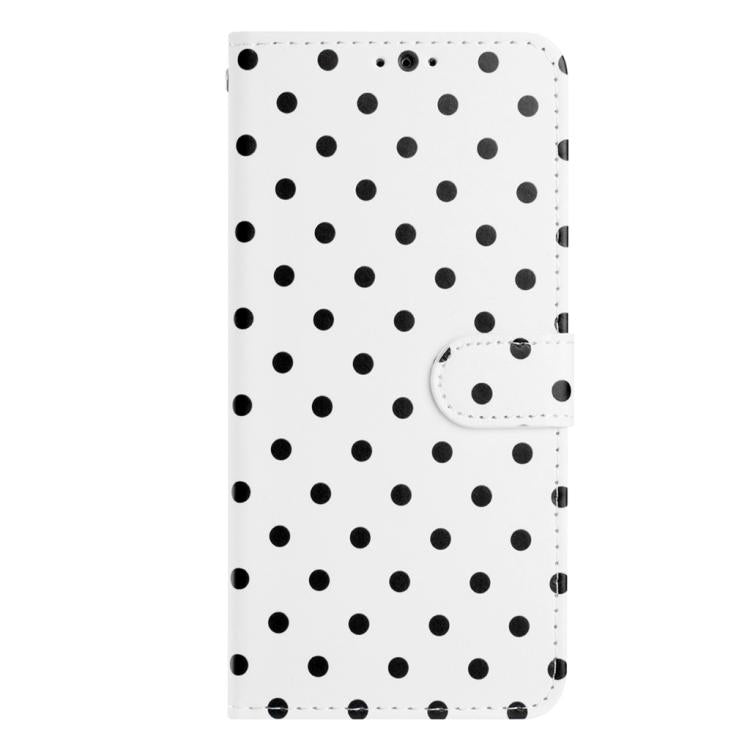 For Redmi 15 4G / 5G EU 171mm Small Dots Pattern Vegan Leather Phone Case