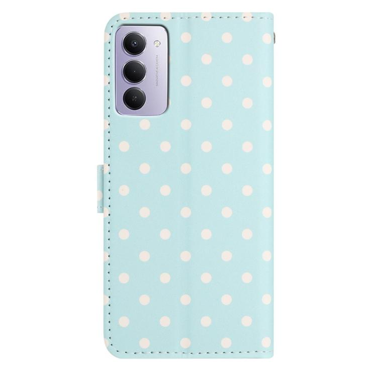 For Redmi 15 4G / 5G EU 171mm Small Dots Pattern Vegan Leather Phone Case