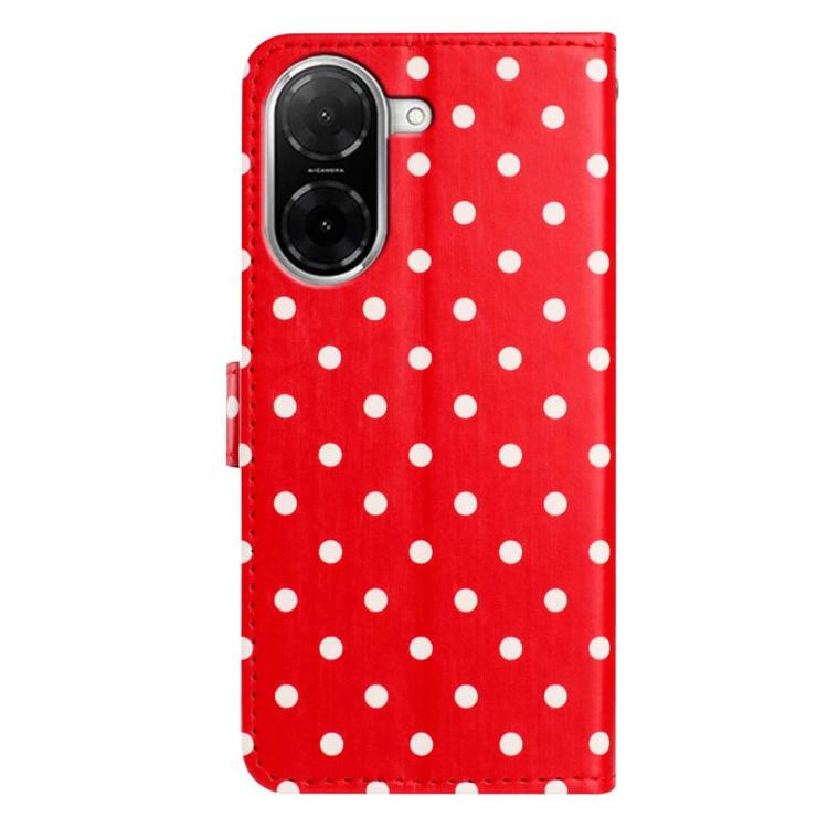 For Redmi A5 4G 173.3mm Small Dots Pattern Vegan Leather Phone Case