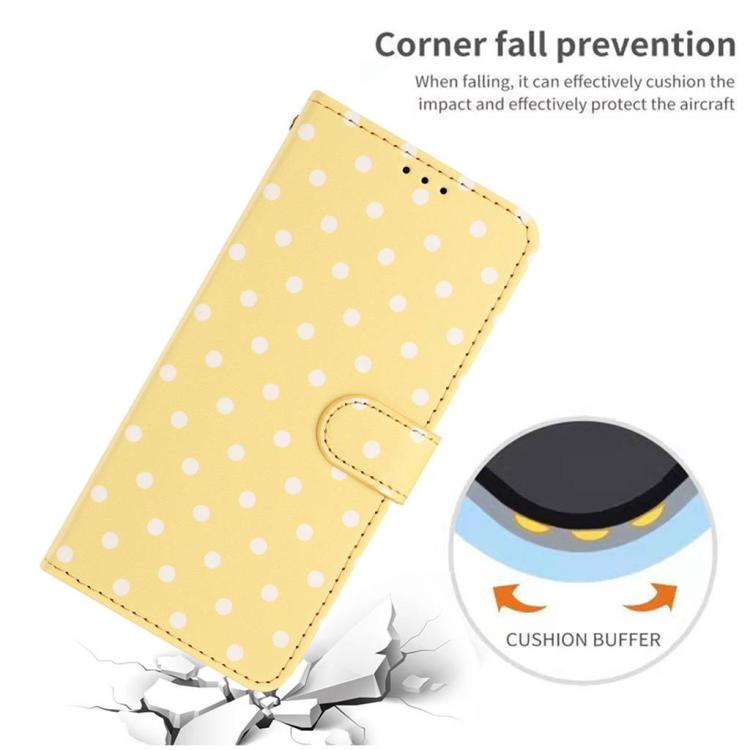 For Redmi K90 / Poco F8 Pro Small Dots Pattern Vegan Leather Phone Case
