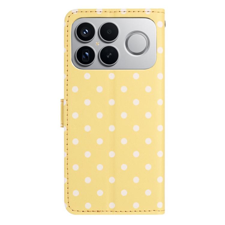 For Redmi K90 Pro Max / Poco F8 Ultra Small Dots Pattern Vegan Leather Phone Case