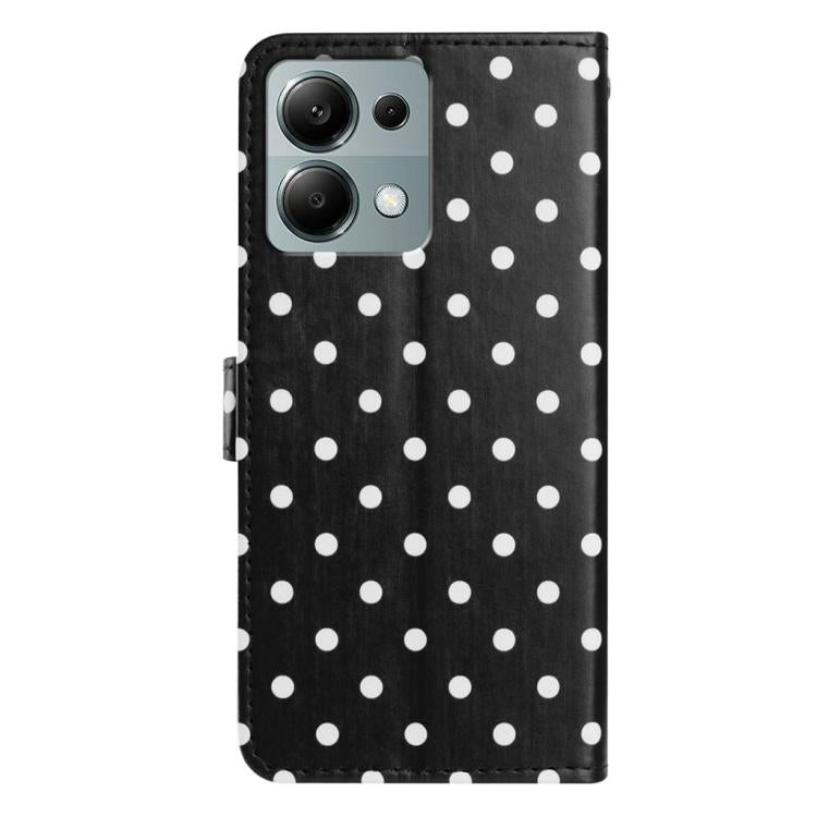 For Redmi Note 13 Pro 4G / 14S 4G Small Dots Pattern Vegan Leather Phone Case