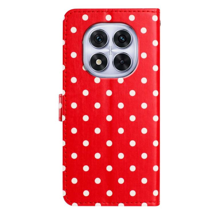 For Redmi Note 14 Pro+ 5G / 14 Pro 5G Small Dots Pattern Vegan Leather Phone Case