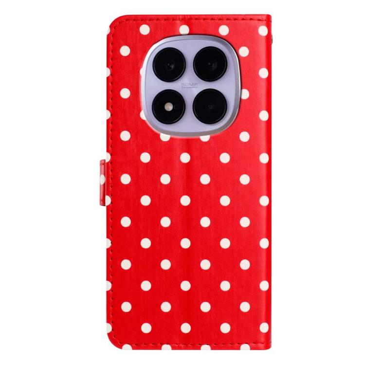 For Redmi Note 15 4G / 5G Global 164mm Small Dots Pattern Vegan Leather Phone Case