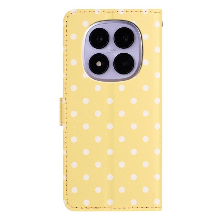 For Redmi Note 15 4G / 5G Global 164mm Small Dots Pattern Vegan Leather Phone Case
