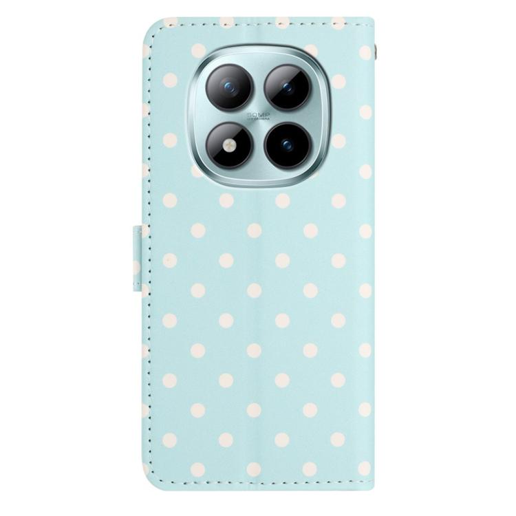 For Redmi Note 15 Pro+ 5G Global 163.3mm Small Dots Pattern Vegan Leather Phone Case