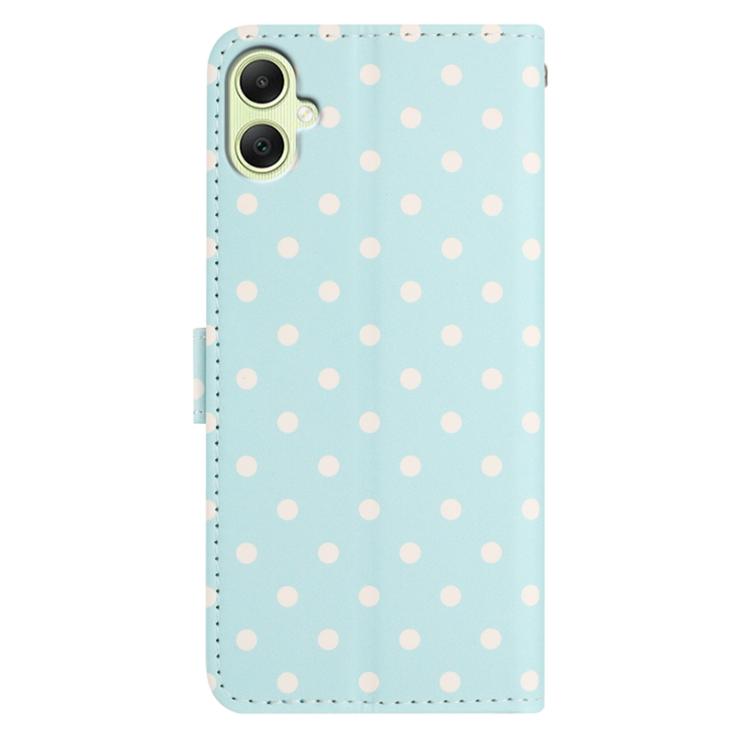 For Samsung Galaxy A06 4G / 5G Small Dots Pattern Vegan Leather Phone Case
