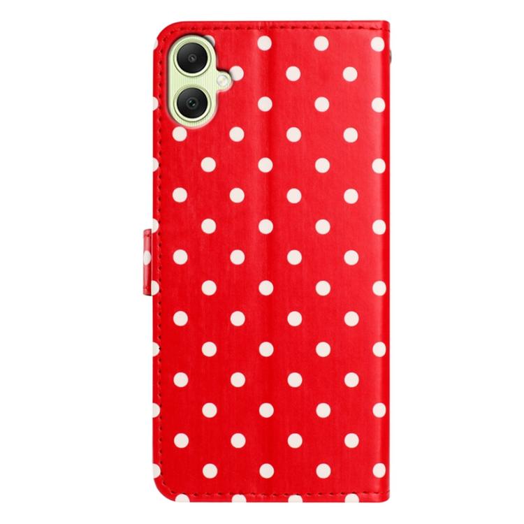 For Samsung Galaxy A07 4G / 5G Small Dots Pattern Vegan Leather Phone Case