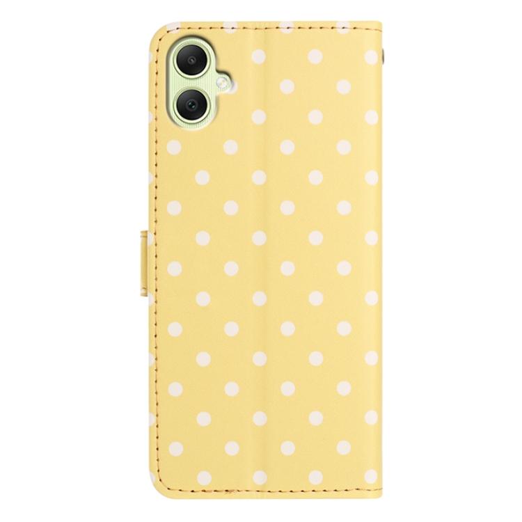For Samsung Galaxy A07 4G / 5G Small Dots Pattern Vegan Leather Phone Case