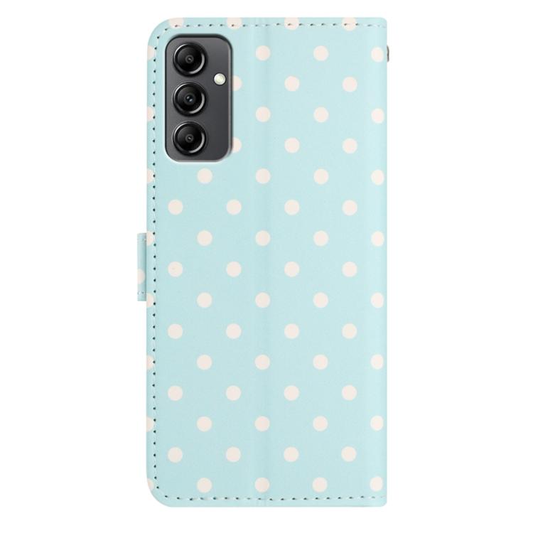 For Samsung Galaxy A14 5G Small Dots Pattern Vegan Leather Phone Case
