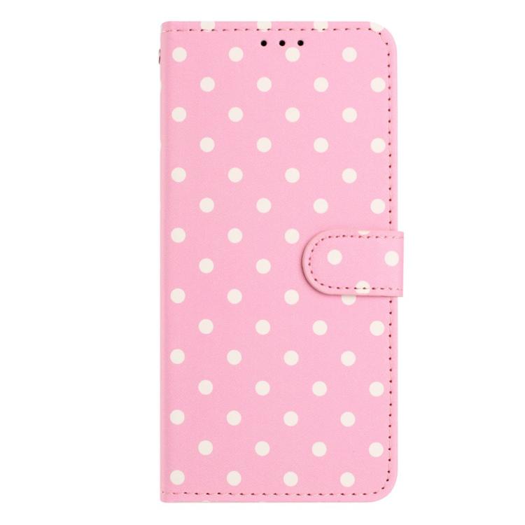 For Samsung Galaxy A17 Small Dots Pattern Vegan Leather Phone Case