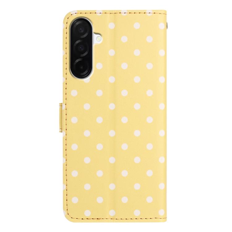 For Samsung Galaxy A17 Small Dots Pattern Vegan Leather Phone Case