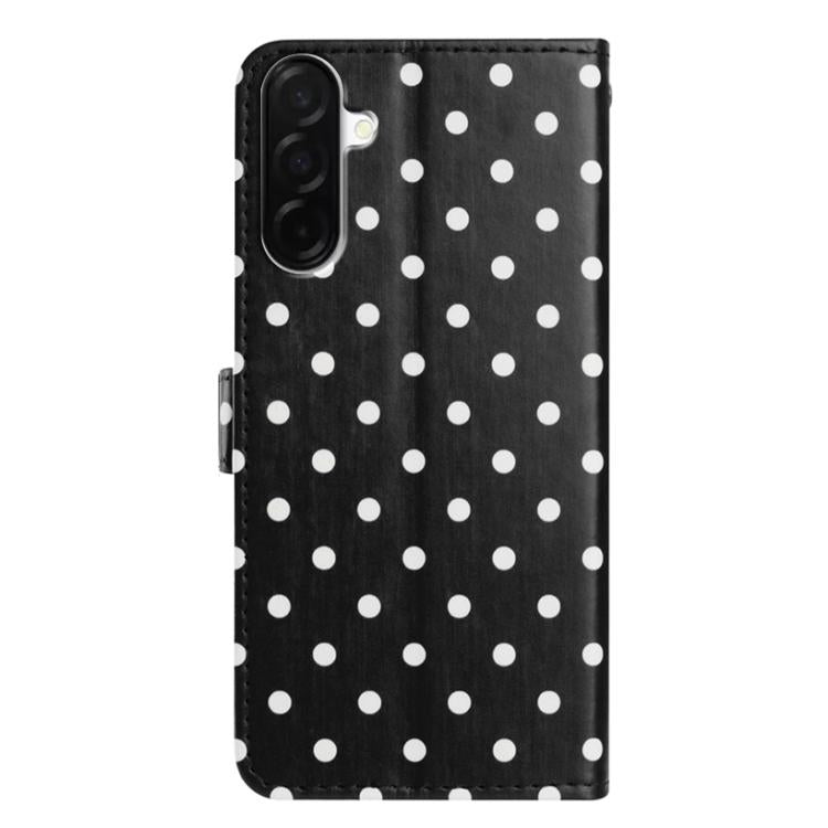 For Samsung Galaxy A26 5G Small Dots Pattern Vegan Leather Phone Case