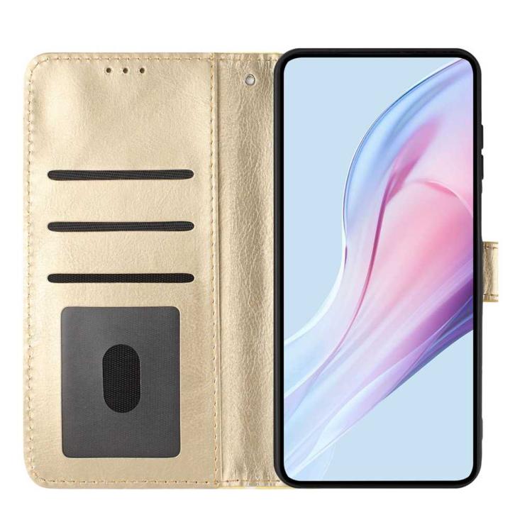 For Samsung Galaxy A33 5G Small Dots Pattern Vegan Leather Phone Case