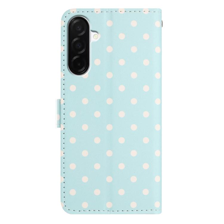 For Samsung Galaxy A36 5G Small Dots Pattern Vegan Leather Phone Case