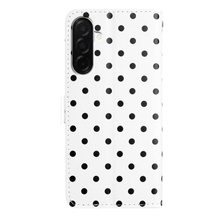 For Samsung Galaxy A37 5G Small Dots Pattern Vegan Leather Phone Case