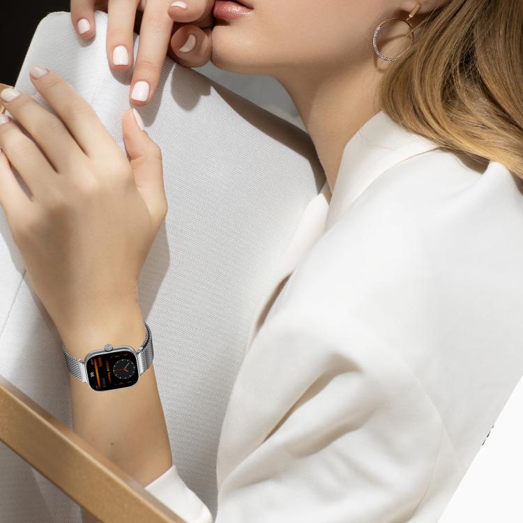 For Redmi Watch6/5/4/Xiaomi Band 9 Pro/8 Pro Magnetic Parachute Milanese Titanium Alloy Watch Band